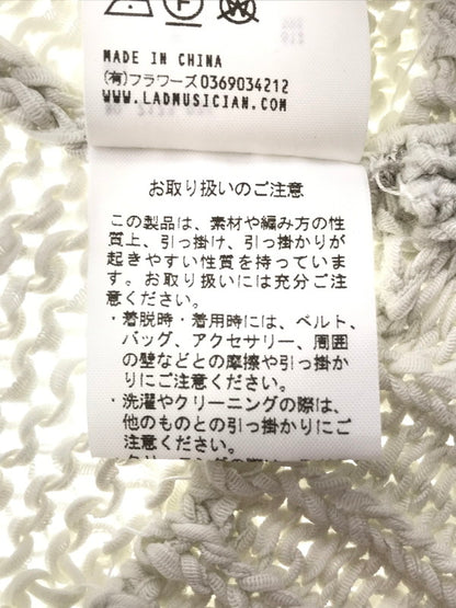 【中古品】【メンズ】 LAD MUSICIAN ラッドミュージシャン 23SS LONG MESH KNIT 2123-031 23年春夏 ロング メッシュ ニット トップス 140-261026-ty-19-tagh サイズ：M カラー：アイボリー 万代Net店