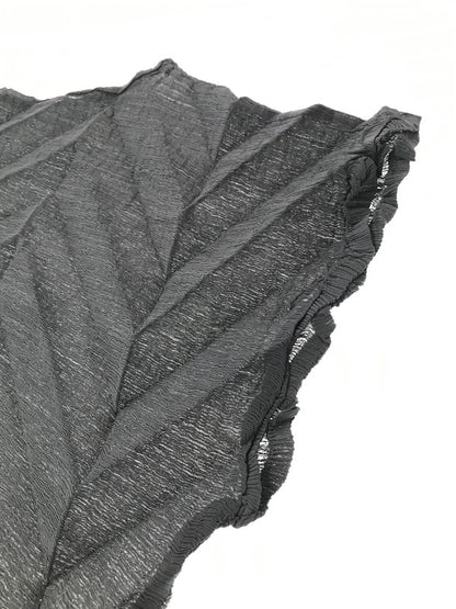 【中古品】【レディース】 ME ISSEY MIYAKE ミー イッセイミヤケ 25SS STAR SEE THROUGH CREPE MI52FT563 25年春夏 スター シースルー クレープ トップス 170-261026-ty-18-tagh サイズ：不明 カラー：グレー 万代Net店