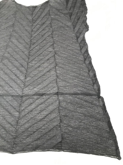 【中古品】【レディース】 ME ISSEY MIYAKE ミー イッセイミヤケ 25SS STAR SEE THROUGH CREPE MI52FT563 25年春夏 スター シースルー クレープ トップス 170-261026-ty-18-tagh サイズ：不明 カラー：グレー 万代Net店