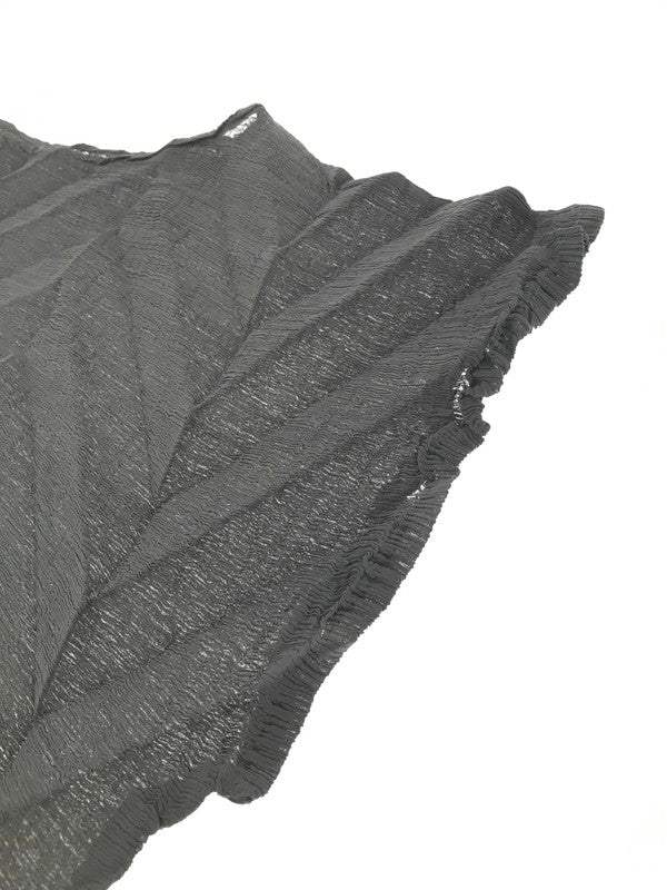 【中古品】【レディース】 ME ISSEY MIYAKE ミー イッセイミヤケ 25SS STAR SEE THROUGH CREPE MI52FT563 25年春夏 スター シースルー クレープ トップス 170-261026-ty-18-tagh サイズ：不明 カラー：グレー 万代Net店