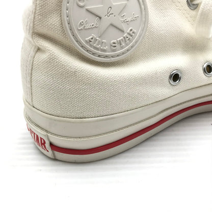 【中古品】【レディース】 CONVERSE コンバース×AGNES B. アニエスベー CANVAS ALL STAR HI/AB 1SE536 キャンバス オールスター ハイカット スニーカー 靴 166-261018-na-13-tagh サイズ：23.5cm US 4.5 カラー：WHITE 万代Net店