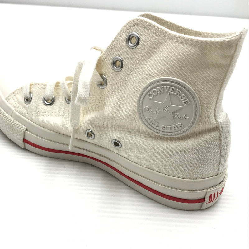 【中古品】【レディース】 CONVERSE コンバース×AGNES B. アニエスベー CANVAS ALL STAR HI/AB 1SE536 キャンバス オールスター ハイカット スニーカー 靴 166-261018-na-13-tagh サイズ：23.5cm US 4.5 カラー：WHITE 万代Net店