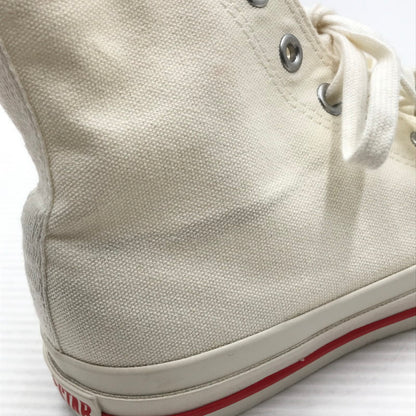 【中古品】【レディース】 CONVERSE コンバース×AGNES B. アニエスベー CANVAS ALL STAR HI/AB 1SE536 キャンバス オールスター ハイカット スニーカー 靴 166-261018-na-13-tagh サイズ：23.5cm US 4.5 カラー：WHITE 万代Net店