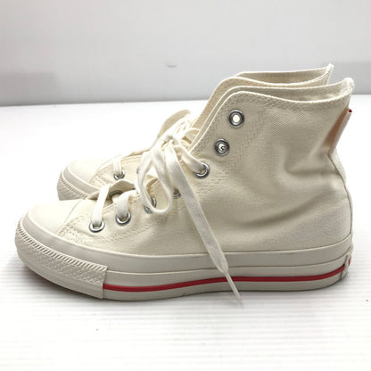 【中古品】【レディース】 CONVERSE コンバース×AGNES B. アニエスベー CANVAS ALL STAR HI/AB 1SE536 キャンバス オールスター ハイカット スニーカー 靴 166-261018-na-13-tagh サイズ：23.5cm US 4.5 カラー：WHITE 万代Net店