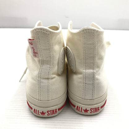 【中古品】【レディース】 CONVERSE コンバース×AGNES B. アニエスベー CANVAS ALL STAR HI/AB 1SE536 キャンバス オールスター ハイカット スニーカー 靴 166-261018-na-13-tagh サイズ：23.5cm US 4.5 カラー：WHITE 万代Net店