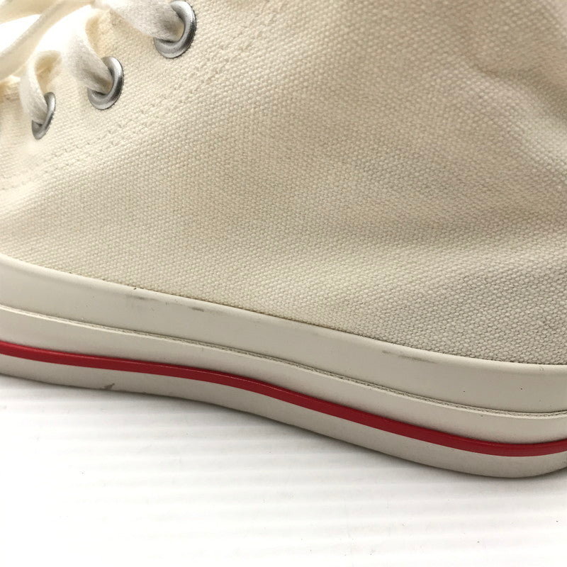 【中古品】【レディース】 CONVERSE コンバース×AGNES B. アニエスベー CANVAS ALL STAR HI/AB 1SE536 キャンバス オールスター ハイカット スニーカー 靴 166-261018-na-13-tagh サイズ：23.5cm US 4.5 カラー：WHITE 万代Net店