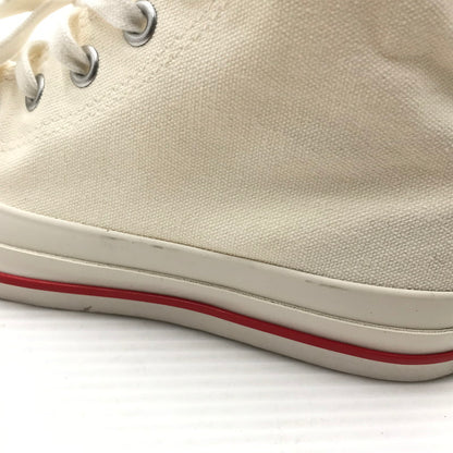 【中古品】【レディース】 CONVERSE コンバース×AGNES B. アニエスベー CANVAS ALL STAR HI/AB 1SE536 キャンバス オールスター ハイカット スニーカー 靴 166-261018-na-13-tagh サイズ：23.5cm US 4.5 カラー：WHITE 万代Net店