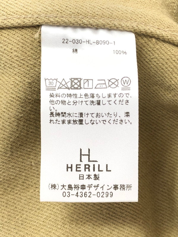【中古品】【メンズ】 HERILL ヘリル HL DENIM CARGO PANTS 22-030-HL-8090-1 デニム カーゴパンツ ボトムス 151-261024-na-17-tagh サイズ：2 カラー：ベージュ系 万代Net店