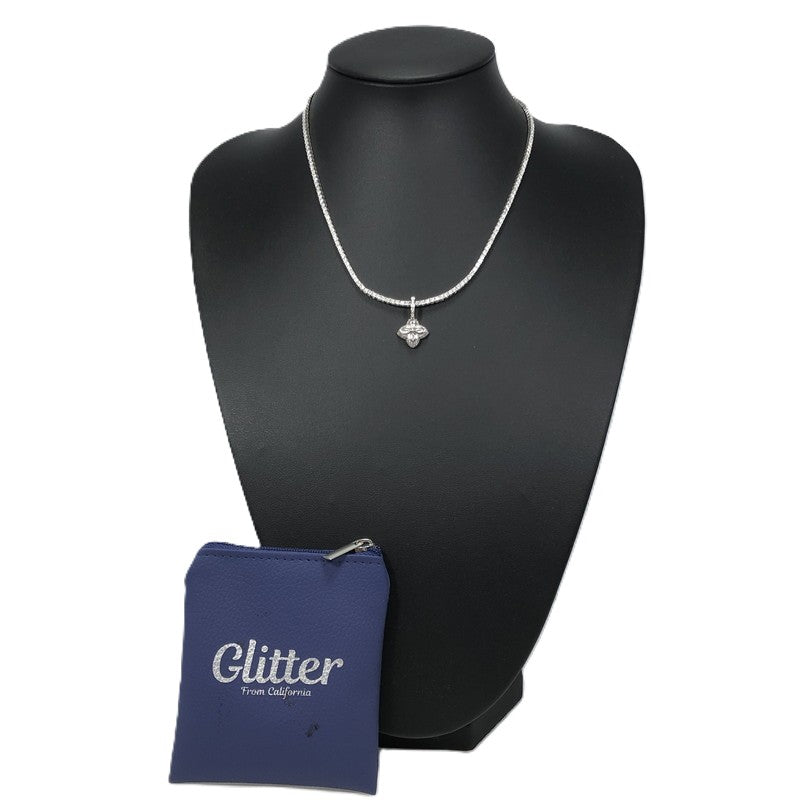 【中古品】【メンズ】 GLITTER グリッター CLOVER NECKLACE S925 クローバー ネックレス アクセサリー 182-261030-rt-16-tagh カラー：シルバー 万代Net店