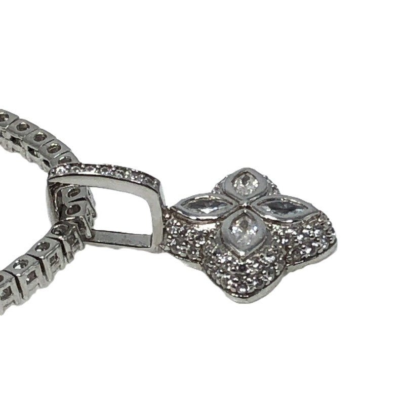 【中古品】【メンズ】 GLITTER グリッター CLOVER NECKLACE S925 クローバー ネックレス アクセサリー 182-261030-rt-16-tagh カラー：シルバー 万代Net店