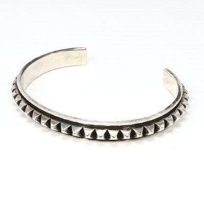 【中古品】【メンズ】 FANTASTIC MAN ファンタスティックマン STUDS BANGLE R W刻印 スタッズ バングル アクセサリー 192-261030-rt-18-tagh カラー：シルバー 万代Net店