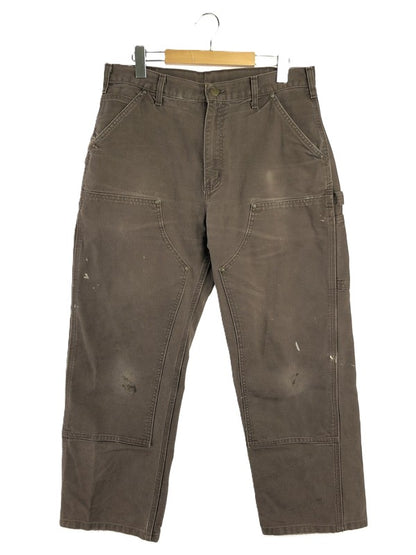【現状渡し品】【メンズ】 CARHARTT カーハート DOUBLE KNEE DUCK PAINTER PANTS B136DKB ダブルニー ダック ペインターパンツ ボトムス 157-261024-na-18-tagh サイズ：34×32 カラー：ダークブラウン 万代Net店