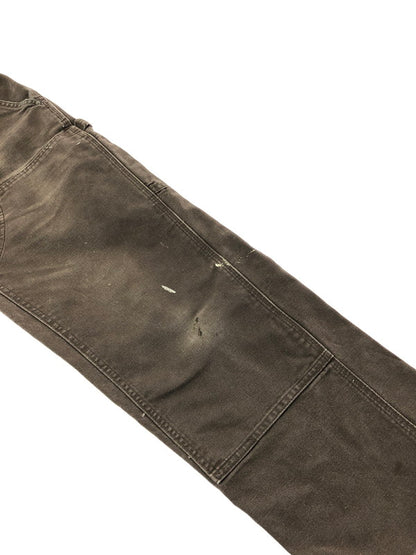 【現状渡し品】【メンズ】 CARHARTT カーハート DOUBLE KNEE DUCK PAINTER PANTS B136DKB ダブルニー ダック ペインターパンツ ボトムス 157-261024-na-18-tagh サイズ：34×32 カラー：ダークブラウン 万代Net店