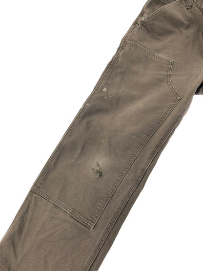 【現状渡し品】【メンズ】 CARHARTT カーハート DOUBLE KNEE DUCK PAINTER PANTS B136DKB ダブルニー ダック ペインターパンツ ボトムス 157-261024-na-18-tagh サイズ：34×32 カラー：ダークブラウン 万代Net店