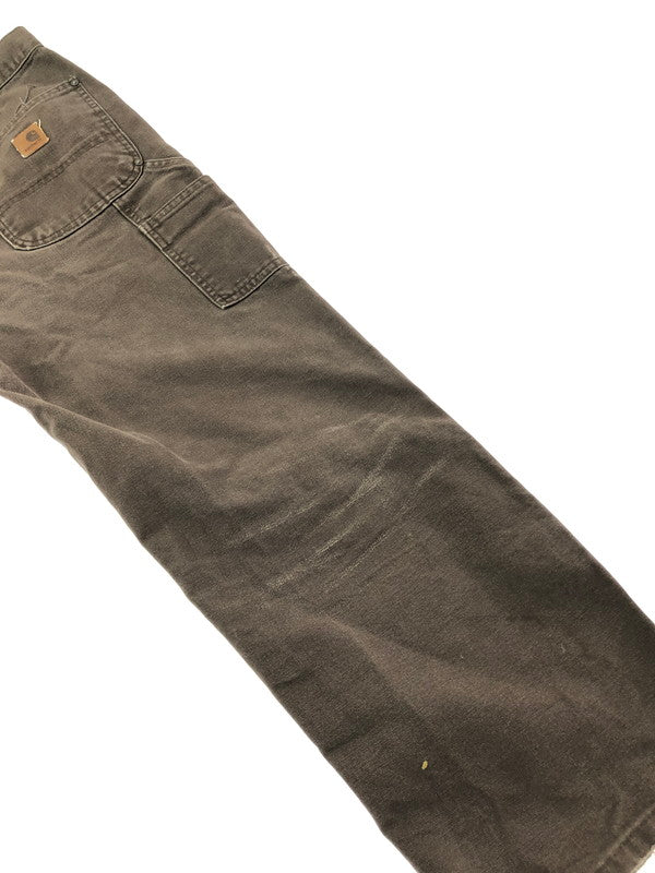 【現状渡し品】【メンズ】 CARHARTT カーハート DOUBLE KNEE DUCK PAINTER PANTS B136DKB ダブルニー ダック ペインターパンツ ボトムス 157-261024-na-18-tagh サイズ：34×32 カラー：ダークブラウン 万代Net店