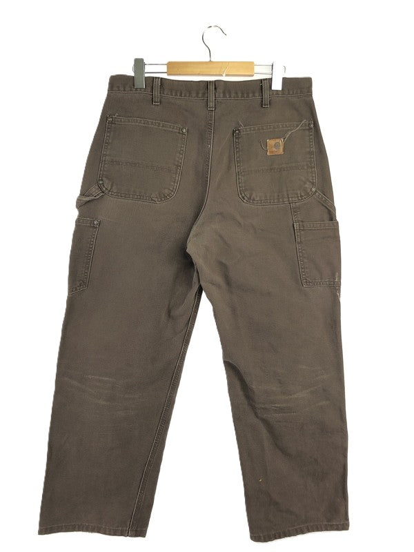 【現状渡し品】【メンズ】 CARHARTT カーハート DOUBLE KNEE DUCK PAINTER PANTS B136DKB ダブルニー ダック ペインターパンツ ボトムス 157-261024-na-18-tagh サイズ：34×32 カラー：ダークブラウン 万代Net店