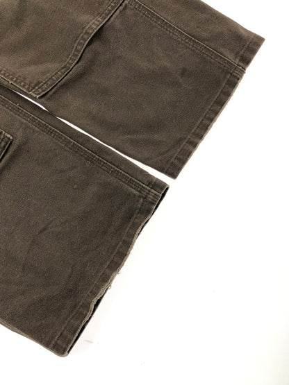 【現状渡し品】【メンズ】 CARHARTT カーハート DOUBLE KNEE DUCK PAINTER PANTS B136DKB ダブルニー ダック ペインターパンツ ボトムス 157-261024-na-18-tagh サイズ：34×32 カラー：ダークブラウン 万代Net店
