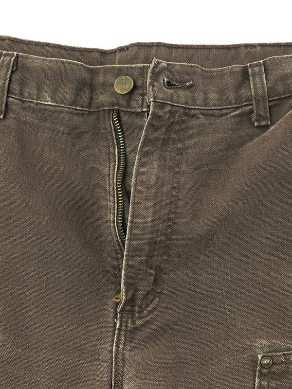 【現状渡し品】【メンズ】 CARHARTT カーハート DOUBLE KNEE DUCK PAINTER PANTS B136DKB ダブルニー ダック ペインターパンツ ボトムス 157-261024-na-18-tagh サイズ：34×32 カラー：ダークブラウン 万代Net店