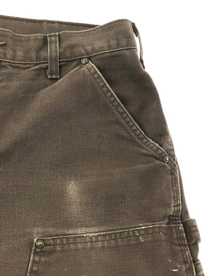 【現状渡し品】【メンズ】 CARHARTT カーハート DOUBLE KNEE DUCK PAINTER PANTS B136DKB ダブルニー ダック ペインターパンツ ボトムス 157-261024-na-18-tagh サイズ：34×32 カラー：ダークブラウン 万代Net店