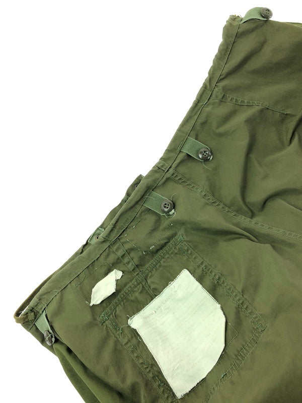 【現状渡し品】【メンズ】 U.S.ARMY アメリカ軍 M-1951 OVER PANTS CONMARジッパー オーバーパンツ ボトムス 157-261024-na-19-tagh サイズ：サイズ不明 下記参照 カラー：カーキ 万代Net店