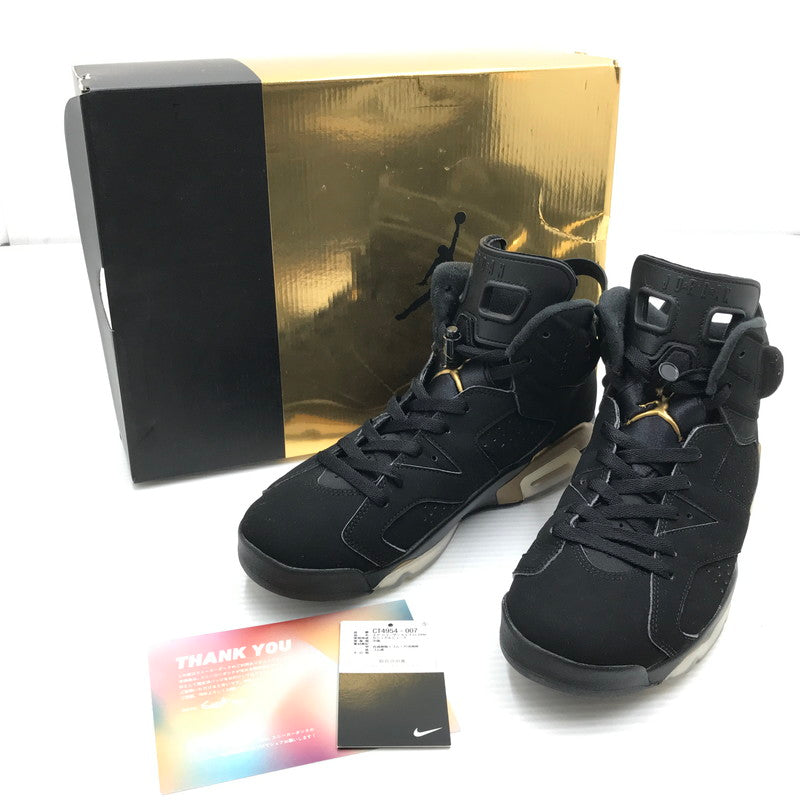 【中古品】【メンズ】 NIKE ナイキ AIR JORDAN 6 RETRO CT4954-007 エアジョーダン 6 レトロ スニーカー 靴 160-261018-na-03-tagh サイズ：27.5cm US 9.5 カラー：DMP BLACK/METALLIC GOLD-BLACK 万代Net店