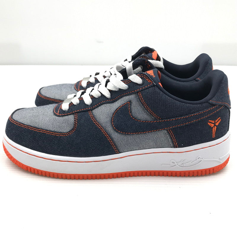 【中古美品】【メンズ】 NIKE ナイキ× KOBE BRYANT コービー ブライアント AIR FORCE 1 LOW PROTRO IM1980-400 エアフォース 1 ロー プロトロ スニーカー 靴 160-261018-na-05-tagh サイズ：27.5cm US 9.5 カラー：OBSIDIAN/SAFETY ORANGE-WHITE 万代Net店