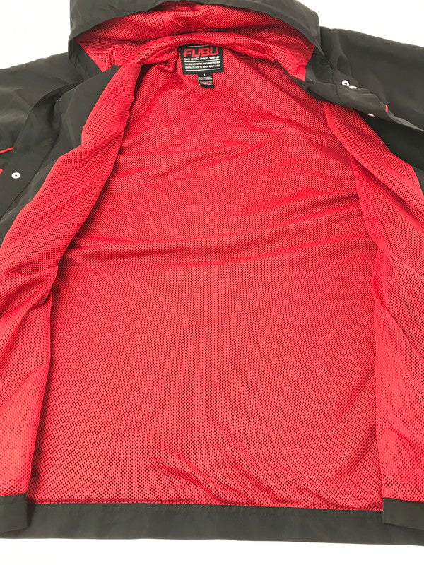 【現状渡し品】【メンズ】 FUBU フブ MOUNTAIN PARKA マウンテンパーカー ジャケット アウター 142-261025-na-02-tagh サイズ：L カラー：ブラック/レッド 万代Net店