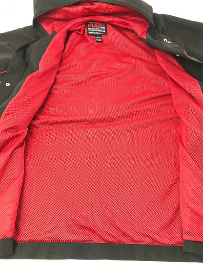 【現状渡し品】【メンズ】 FUBU フブ MOUNTAIN PARKA マウンテンパーカー ジャケット アウター 142-261025-na-02-tagh サイズ：L カラー：ブラック/レッド 万代Net店