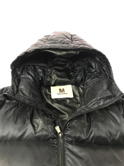 【中古品】【メンズ】 M エム STAR PATCH GOOSE DOWN JACKET スターパッチ グースダウンジャケット アウター 145-261025-na-03-tagh サイズ：M カラー：ブラック 万代Net店