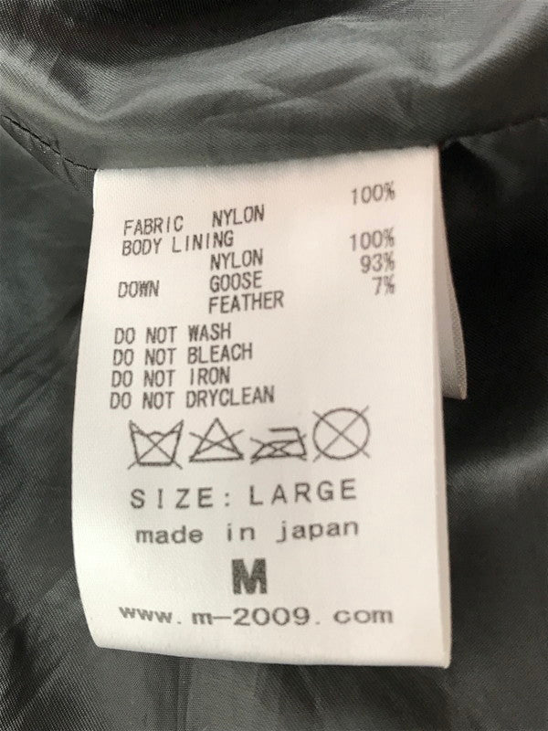 【中古品】【メンズ】 M エム STAR PATCH GOOSE DOWN JACKET スターパッチ グースダウンジャケット アウター 145-261025-na-03-tagh サイズ：M カラー：ブラック 万代Net店