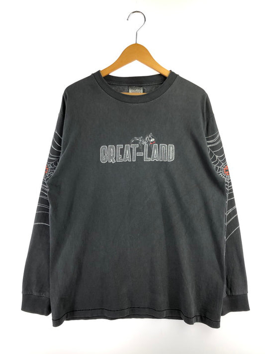 【現状渡し品】【メンズ】 GREATLAND グレートランド ONEITA SPIDER L/S TEE 2223-ONL オニータ スパイダー 長袖 Tシャツ トップス 146-261020-ty-13-tagh サイズ：L カラー：グレー 万代Net店
