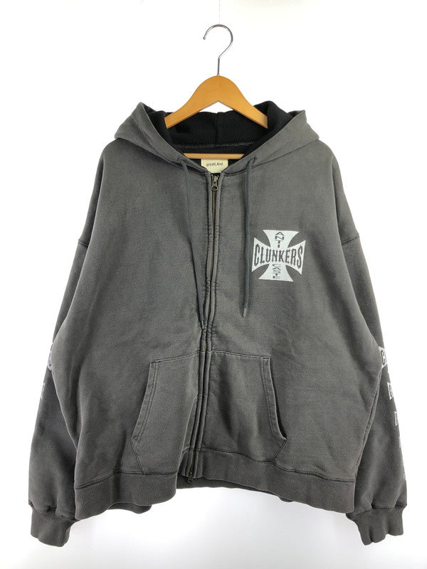 【中古品】【メンズ】 GREATLAND グレートランド CLUNKERS ZIP UP HOODIE 2223-451AV クランカーズ ジップ アップ フーディー トップス 146-261020-ty-16-tagh サイズ：XL カラー：グレー 万代Net店