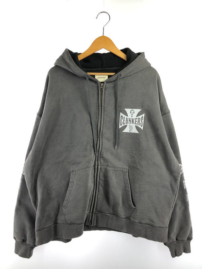 【中古品】【メンズ】 GREATLAND グレートランド CLUNKERS ZIP UP HOODIE 2223-451AV クランカーズ ジップ アップ フーディー トップス 146-261020-ty-16-tagh サイズ：XL カラー：グレー 万代Net店