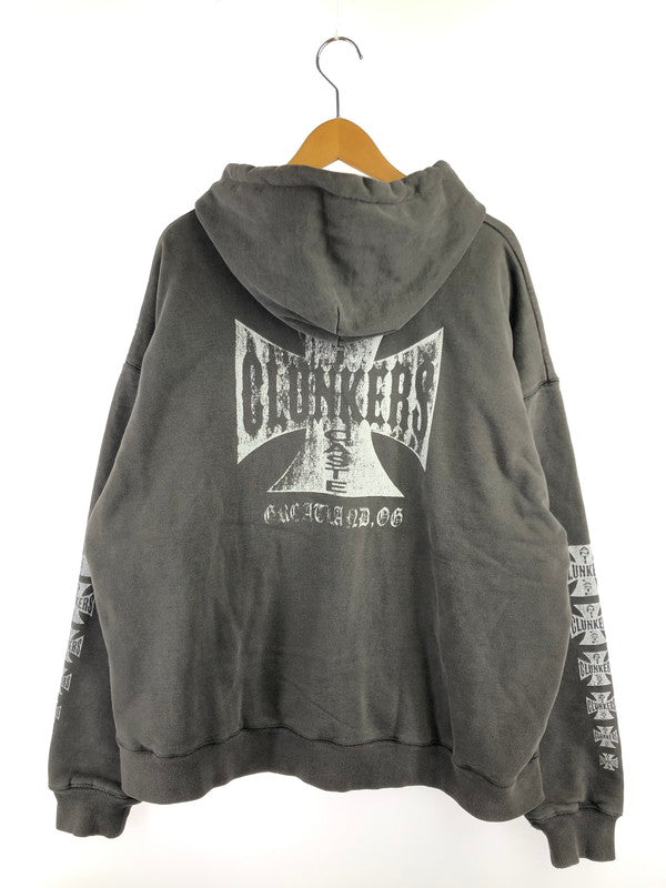 【中古品】【メンズ】 GREATLAND グレートランド CLUNKERS ZIP UP HOODIE 2223-451AV クランカーズ ジップ アップ フーディー トップス 146-261020-ty-16-tagh サイズ：XL カラー：グレー 万代Net店