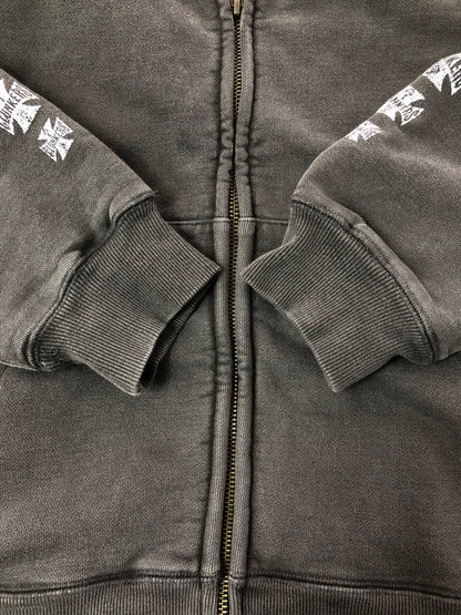 【中古品】【メンズ】 GREATLAND グレートランド CLUNKERS ZIP UP HOODIE 2223-451AV クランカーズ ジップ アップ フーディー トップス 146-261020-ty-16-tagh サイズ：XL カラー：グレー 万代Net店