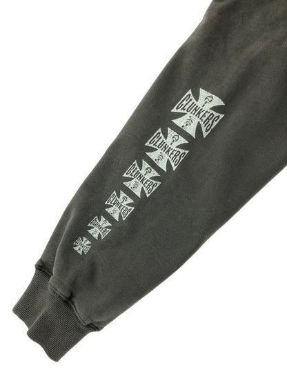 【中古品】【メンズ】 GREATLAND グレートランド CLUNKERS ZIP UP HOODIE 2223-451AV クランカーズ ジップ アップ フーディー トップス 146-261020-ty-16-tagh サイズ：XL カラー：グレー 万代Net店