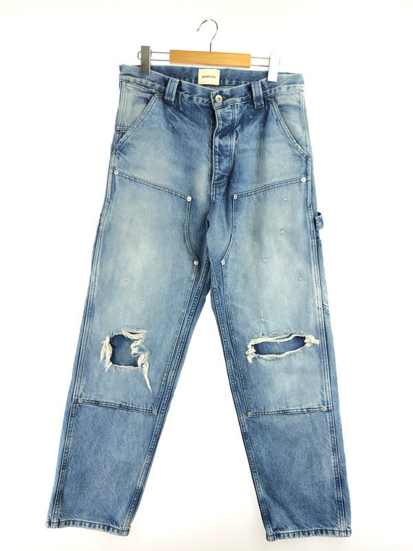 【中古品】【メンズ】 GREATLAND ORIGINAL グレートランド オリジナル BAD BOY DOUBLE FRONT DENIM PANTS バッド ボーイ ダブル フロント デニム パンツ 157-261020-ty-20-tagh サイズ：L カラー：インディゴ 万代Net店
