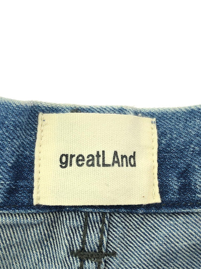 【中古品】【メンズ】 GREATLAND ORIGINAL グレートランド オリジナル BAD BOY DOUBLE FRONT DENIM PANTS バッド ボーイ ダブル フロント デニム パンツ 157-261020-ty-20-tagh サイズ：L カラー：インディゴ 万代Net店