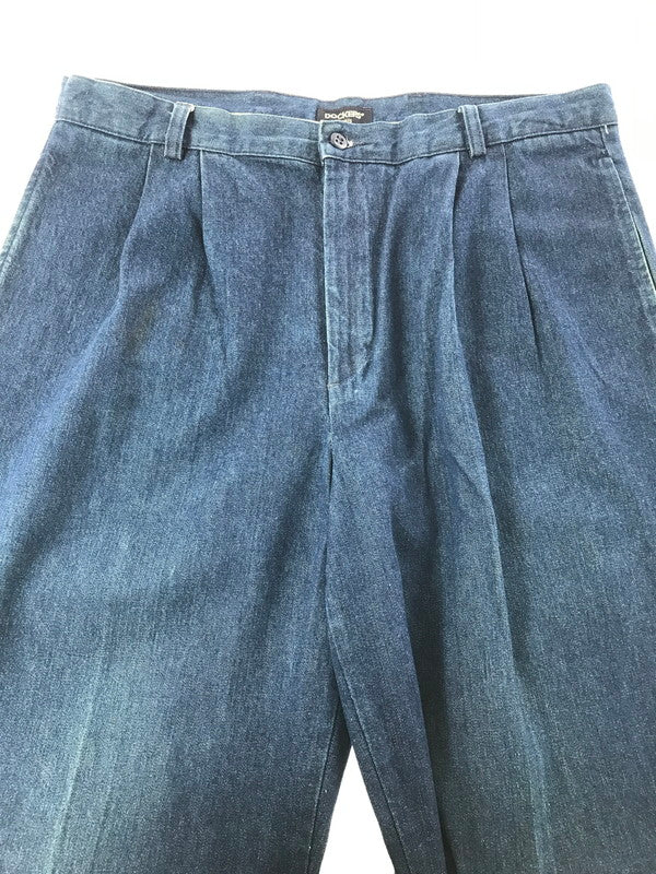 【中古品】【メンズ】 DOCKERS ドッカーズ DENIM CHINO PANTS 40545-4518 デニム チノ パンツ ボトムス 157-261023-ty-04-tagh サイズ：W36/L32 カラー：インディゴ 万代Net店