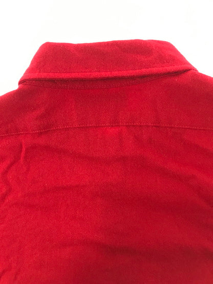 【中古品】【メンズ】 PENDLETON ペンドルトン 70'S USA WOOL L/S SHIRT 70年代 USA製 ウール 長袖 シャツ トップス 146-261026-ty-13-tagh サイズ：M カラー：レッド 万代Net店