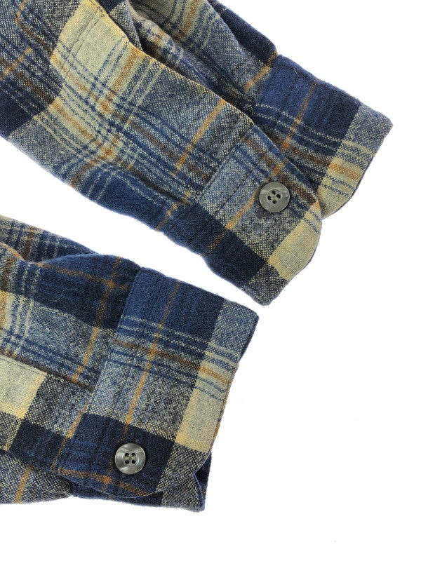 【現状渡し品】【メンズ】 PENDLETON ペンドルトン 70'S USA L/S BOARD SHIRT 70年代 USA製 長袖 ボード シャツ トップス 146-261020-ty-15-tagh サイズ：L カラー：ブルー 万代Net店