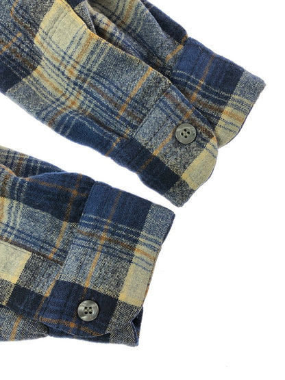 【現状渡し品】【メンズ】 PENDLETON ペンドルトン 70'S USA L/S BOARD SHIRT 70年代 USA製 長袖 ボード シャツ トップス 146-261020-ty-15-tagh サイズ：L カラー：ブルー 万代Net店