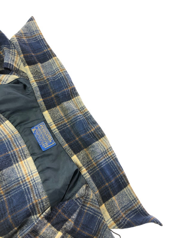 【現状渡し品】【メンズ】 PENDLETON ペンドルトン 70'S USA L/S BOARD SHIRT 70年代 USA製 長袖 ボード シャツ トップス 146-261020-ty-15-tagh サイズ：L カラー：ブルー 万代Net店