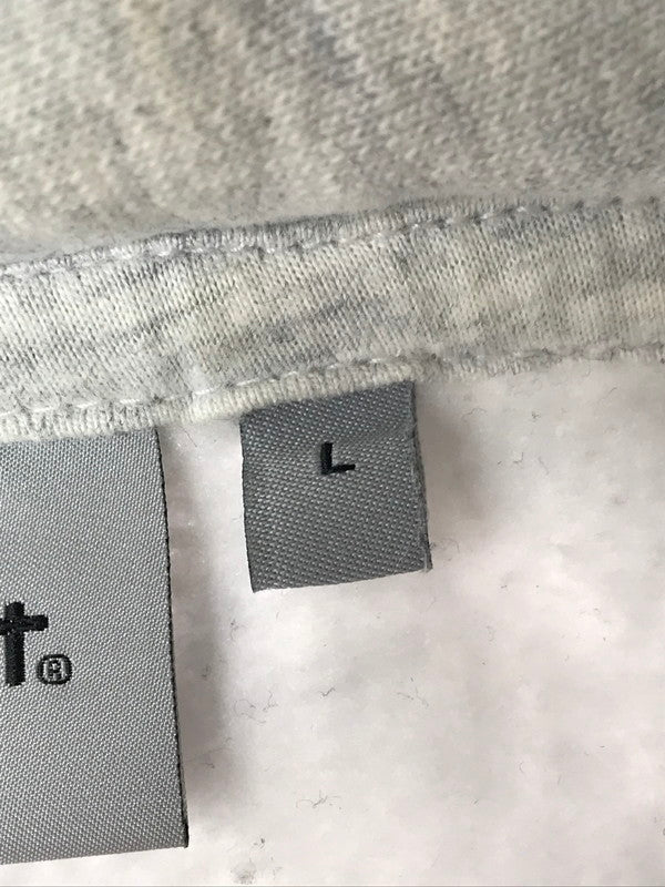 【中古品】【メンズ】 CARHARTT カーハート COTTON LOGO HOODIE IO28279.482.XX03 コットン ロゴ フーディー 長袖 パーカー 142-261026-ty-09-tagh サイズ：L カラー：グレー 万代Net店