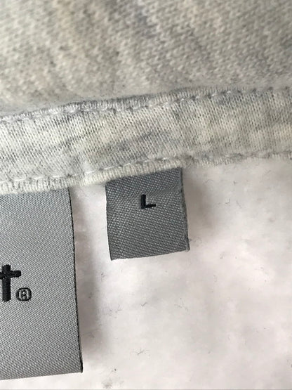 【中古品】【メンズ】 CARHARTT カーハート COTTON LOGO HOODIE IO28279.482.XX03 コットン ロゴ フーディー 長袖 パーカー 142-261026-ty-09-tagh サイズ：L カラー：グレー 万代Net店