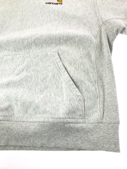 【中古品】【メンズ】 CARHARTT カーハート COTTON LOGO HOODIE IO28279.482.XX03 コットン ロゴ フーディー 長袖 パーカー 142-261026-ty-09-tagh サイズ：L カラー：グレー 万代Net店