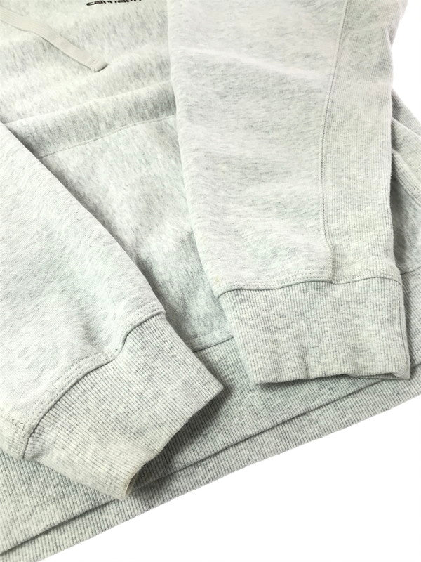 【中古品】【メンズ】 CARHARTT カーハート COTTON LOGO HOODIE IO28279.482.XX03 コットン ロゴ フーディー 長袖 パーカー 142-261026-ty-09-tagh サイズ：L カラー：グレー 万代Net店