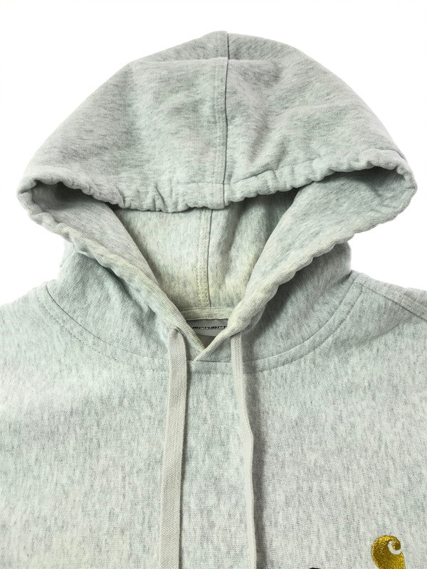 【中古品】【メンズ】 CARHARTT カーハート COTTON LOGO HOODIE IO28279.482.XX03 コットン ロゴ フーディー 長袖 パーカー 142-261026-ty-09-tagh サイズ：L カラー：グレー 万代Net店