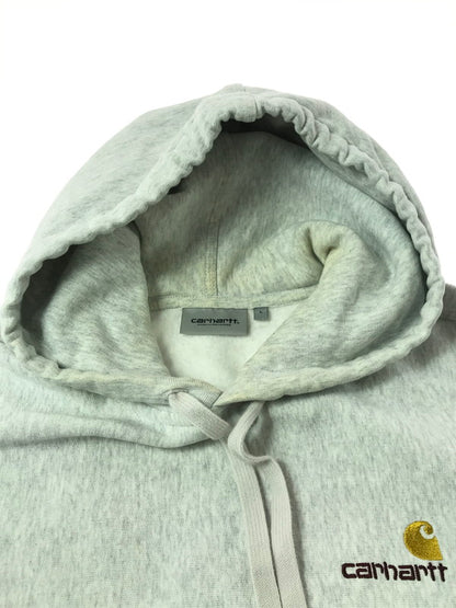 【中古品】【メンズ】 CARHARTT カーハート COTTON LOGO HOODIE IO28279.482.XX03 コットン ロゴ フーディー 長袖 パーカー 142-261026-ty-09-tagh サイズ：L カラー：グレー 万代Net店