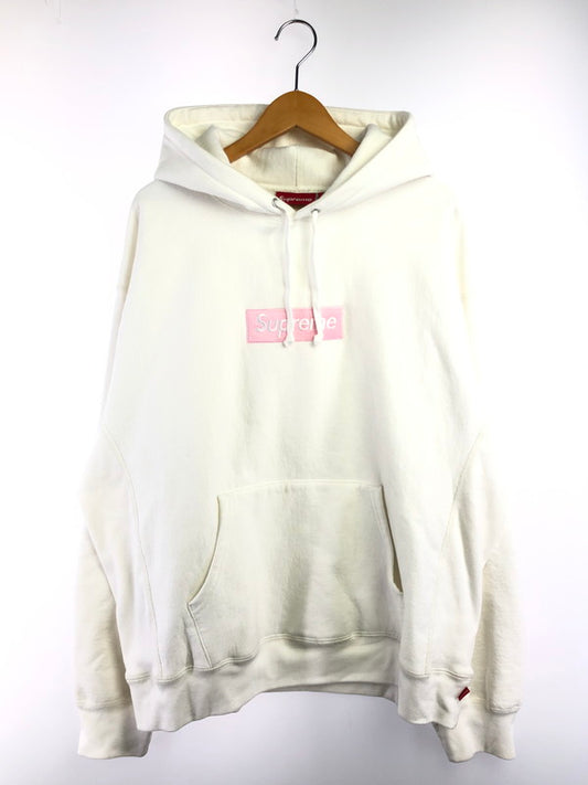 【現状渡し品】【メンズ】 SUPREME シュプリーム 25AW BOX LOGO HOODED SWEATSHIRT 25年秋冬 ボックス ロゴ フーデッド スウェットシャツ スウェット 長袖 トップス 149-201023-ty-25-tagh サイズ：XL カラー：ホワイト 万代Net店